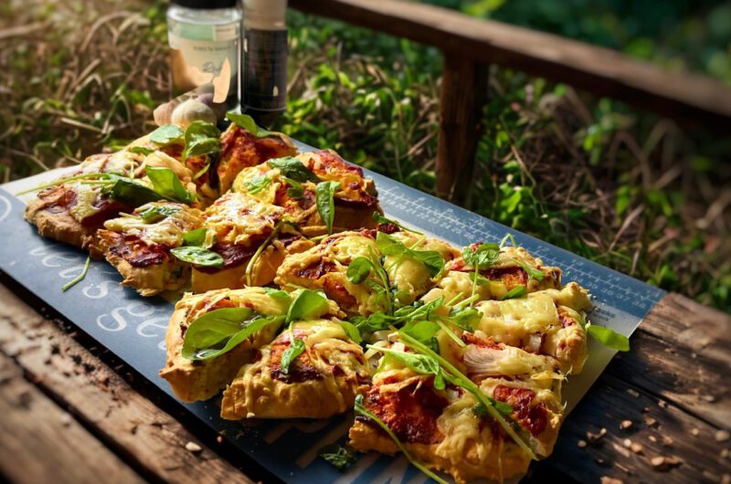 Protein-Pizza- mit Quark (ohne Eiweißpulver)